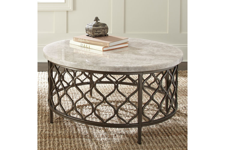 Wayfair white deals round coffee table